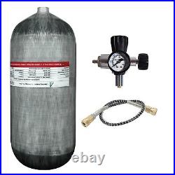 TUXING 4500Psi Pcp 12L Carbon Fiber HPA Tank with Valve for Air Gun M181.5