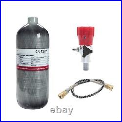 TUXING 4500Psi Pcp 2.5L Carbon Fiber HPA Tank with Valve for Air Gun M181.5