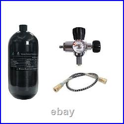 TUXING 4500Psi Pcp 2.5L Carbon Fiber HPA Tank with Valve for Air Gun M181.5