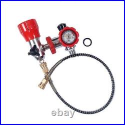 TUXING 4500Psi Pcp 2.5L Carbon Fiber HPA Tank with Valve for Air Gun M181.5