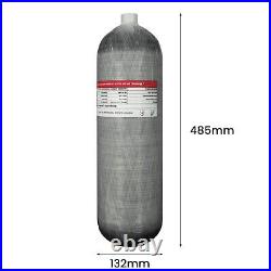 TUXING 4500Psi Pcp 4.7L 286Cu in 6800CC Carbon Fiber Tank for Air Gun M181.5