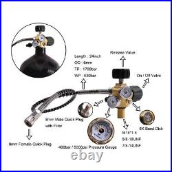 TUXING 4500Psi Pcp 4.7L 286Cu in 6800CC Carbon Fiber Tank with valve for Air Gun