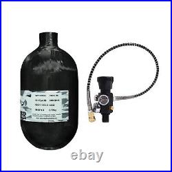 TUXING 4500Psi Pcp 48Ci/0.8L Carbon Fiber HPA Tank with Valve for Air Gun