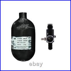 TUXING 4500Psi Pcp 48Ci/0.8L Carbon Fiber Tank with Valve Output Pressure 800psi