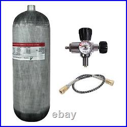 TUXING 4500Psi Pcp 9L 550Cu in 9000CC Carbon Fiber Tank with Valve for Air Gun