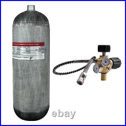 TUXING 4500Psi Pcp 9L 550Cu in 9000CC Carbon Fiber Tank with Valve for Air Gun