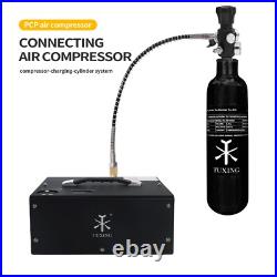 TUXING 4500Psi Pcp Air Tank 0.36L High Pressure Carbon Fiber Scuba Tank M181.5 TUXING 4500Psi Pcp Air Tank 0.36L High Pressure Carbon Fiber Scuba Tank M181.5