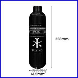 TUXING 4500Psi Pcp Air Tank 0.36L High Pressure Carbon Fiber Scuba Tank M181.5 TUXING 4500Psi Pcp Air Tank 0.36L High Pressure Carbon Fiber Scuba Tank M181.5