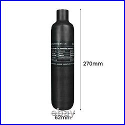 TUXING 4500Psi Pcp Air Tank 0.48L 29Cu in 220cc Carbon Fiber HPA Tank for Rifle