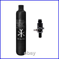 TUXING 4500Psi Pcp Air Tank 0.58L Carbon Fiber HPA Tank with Valve (2200psi) TUXING 4500Psi Pcp Air Tank 0.58L Carbon Fiber HPA Tank with Valve (2200psi)