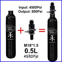TUXING 4500Psi Pcp Air Tank 0.5L 31Cu Carbon Fiber HPA Tank with Valve for Rifle TUXING 4500Psi Pcp Air Tank 0.5L 31Cu Carbon Fiber HPA Tank with Valve for Rifle