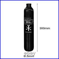 TUXING 4500Psi Pcp Air Tank 0.5L 31Cu Carbon Fiber HPA Tank with Valve for Rifle TUXING 4500Psi Pcp Air Tank 0.5L 31Cu Carbon Fiber HPA Tank with Valve for Rifle