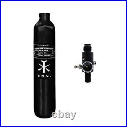 TUXING 4500Psi Pcp Air Tank 0.5L 31Cu Carbon Fiber HPA Tank with Valve for Rifle TUXING 4500Psi Pcp Air Tank 0.5L 31Cu Carbon Fiber HPA Tank with Valve for Rifle