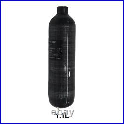 TUXING 4500Psi Pcp Air Tank 1.1L/67Cu Carbon Fiber HPA Tank for Air Gun