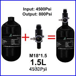 TUXING 4500Psi Pcp Air Tank 1.5L 91Cu Carbon Fiber Tank with Valve Output800psi TUXING 4500Psi Pcp Air Tank 1.5L 91Cu Carbon Fiber Tank with Valve Output800psi