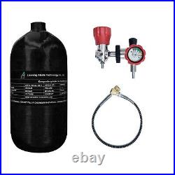 TUXING 4500Psi Pcp Air Tank 2.7L 164Cu Carbon Fiber Tank with valve for Air Gun