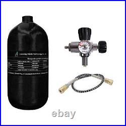 TUXING 4500Psi Pcp Air Tank 2.7L 164Cu Carbon Fiber Tank with valve for Air Gun