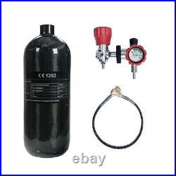 TUXING 4500Psi Pcp Air Tank 2L 122Ci Carbon Fiber HPA Tank with Valve for Airgun