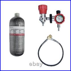 TUXING 4500Psi Pcp Air Tank 2L 122Ci Carbon Fiber HPA Tank with Valve for Airgun