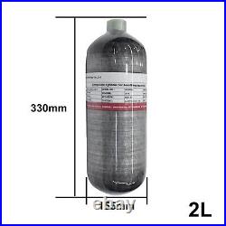 TUXING 4500Psi Pcp Air Tank 2L 122Cu Carbon Fiber HPA Tank for Air Gun