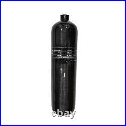 TUXING 4500Psi Pcp Air Tank 3L Carbon Fiber HPA Tank for Air Gun M181.5Black