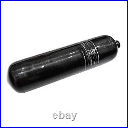 TUXING 4500Psi Pcp Air Tank 3L Carbon Fiber HPA Tank for Air Gun M181.5Black