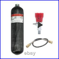 TUXING 4500Psi Pcp Air Tank 3L Carbon Fiber HPA Tank with Valve for Air Gun