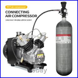 TUXING 4500Psi Pcp Air Tank 4.7L Carbon Fiber HPA Tank with Valve for Rifle Gun