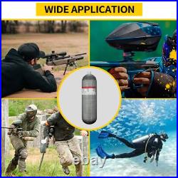 TUXING 4500Psi Pcp Air Tank 4.7L Carbon Fiber HPA Tank with Valve for Rifle Gun