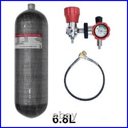 TUXING 4500Psi Pcp Air Tank 6.8L Carbon Fiber HPA Tank with Valve for Air Gun