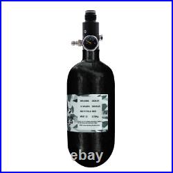 TUXING 4500Psi Pcp Tank 1.12L Carbon Fiber HPA Tank with Valve (Output1800psi) TUXING 4500Psi Pcp Tank 1.12L Carbon Fiber HPA Tank with Valve (Output1800psi)