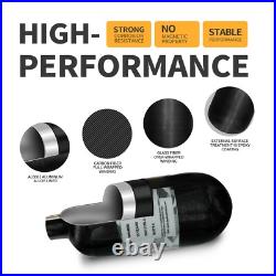 TUXING 4500Psi Pcp Tank 1.12L Carbon Fiber HPA Tank with Valve (Output1800psi) TUXING 4500Psi Pcp Tank 1.12L Carbon Fiber HPA Tank with Valve (Output1800psi)