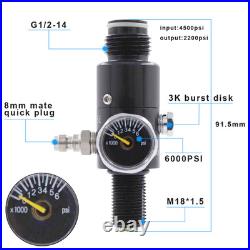 TUXING 4500Psi Pcp Tank 1.12L Carbon Fiber HPA Tank with Valve (Output2200psi) TUXING 4500Psi Pcp Tank 1.12L Carbon Fiber HPA Tank with Valve (Output2200psi)