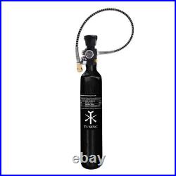 TUXING 4500psi PCP Air Tank, 0.5L Carbon Fiber HPA Tank with Dual Gauge Regulator TUXING 4500psi PCP Air Tank, 0.5L Carbon Fiber HPA Tank with Dual Gauge Regulator