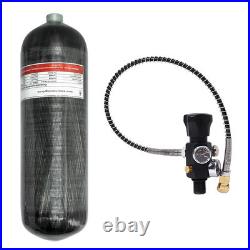 TUXING 6.8L/414ci Carbon Fiber Paintball HPA Air Tank, 4500psi PCP Air System