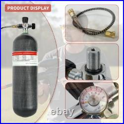 TUXING 6.8L PCP Air Cylinder 4500psi Carbon Fibre Air Tank- M18 Valve, 3 Choices