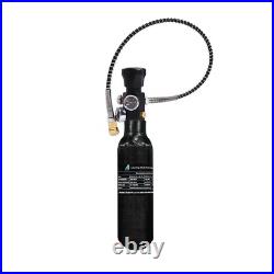TUXING Pcp Air Tank 4500Psi 0.22L 13Cu in 220cc Carbon Fiber HPA Tank with Valve