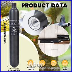 TUXING Pcp Air Tank 4500Psi 0.7L Carbon Fiber HPA Tank with Valve Output1800psi