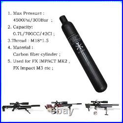 TUXING Pcp Air Tank 4500Psi 0.7L Carbon Fiber HPA Tank with Valve(Output800psi) TUXING Pcp Air Tank 4500Psi 0.7L Carbon Fiber HPA Tank with Valve(Output800psi)
