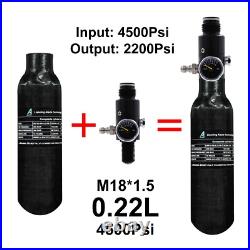 TUXING Pcp Tank 4500Psi 0.22L Carbon Fiber Tank with Valve (2200psi) for Air Gun TUXING Pcp Tank 4500Psi 0.22L Carbon Fiber Tank with Valve (2200psi) for Air Gun