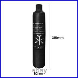 TUXING pcp Air Tank 4500psi 0.58L Carbon Fiber Tank with Dual Gauge Regulator TUXING pcp Air Tank 4500psi 0.58L Carbon Fiber Tank with Dual Gauge Regulator