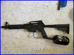 Tipmann AR-15 Paintball Marker With Carbon Fiber Tank Tipmann AR-15 Paintball Marker With Carbon Fiber Tank