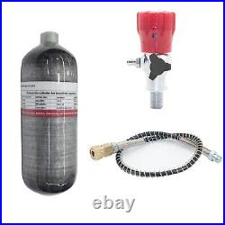 Tuxing 300bar pcp gas canister carbon fiber hpa gas canister 2l with valve head