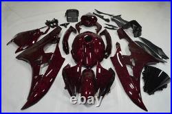 US Seller Red Forged Carbon Fiber Fairing for Yamaha 2006 2007 YZF R6 Tank Cover