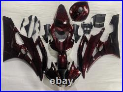US Seller Red Forged Carbon Fiber Fairing for Yamaha 2006 2007 YZF R6 Tank Cover