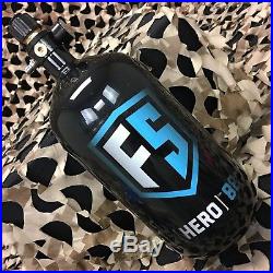 USED First Strike Hero 88 Black Carbon Fiber Paintball HPA Air Tank 88/4500