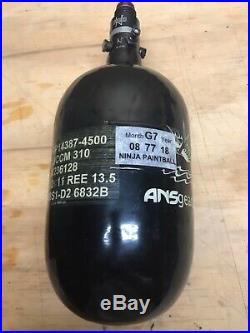 USED Ninja Pro Carbon Fiber Air Tank 68/4500 Hydrotest-08/18 Good Until-08/23