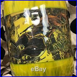 USED Valken Carbon Fiber Paintball HPA Air Tank Graphic Yellow 68/4500