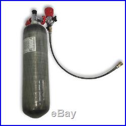 Underwater Breathing 3L CE Cylinder 2018 PCP Air Tank 4500Psi Tube Carbon Fiber