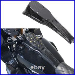 Unnotched Carbon Fiber Tank Dash Panel Cover for Harley Softail Low Rider/S FXLR